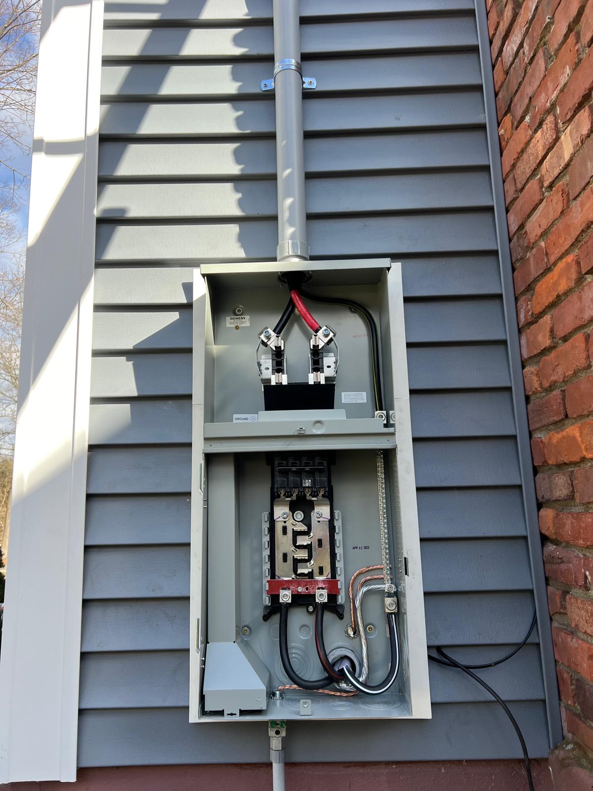 Panel upgrade detail