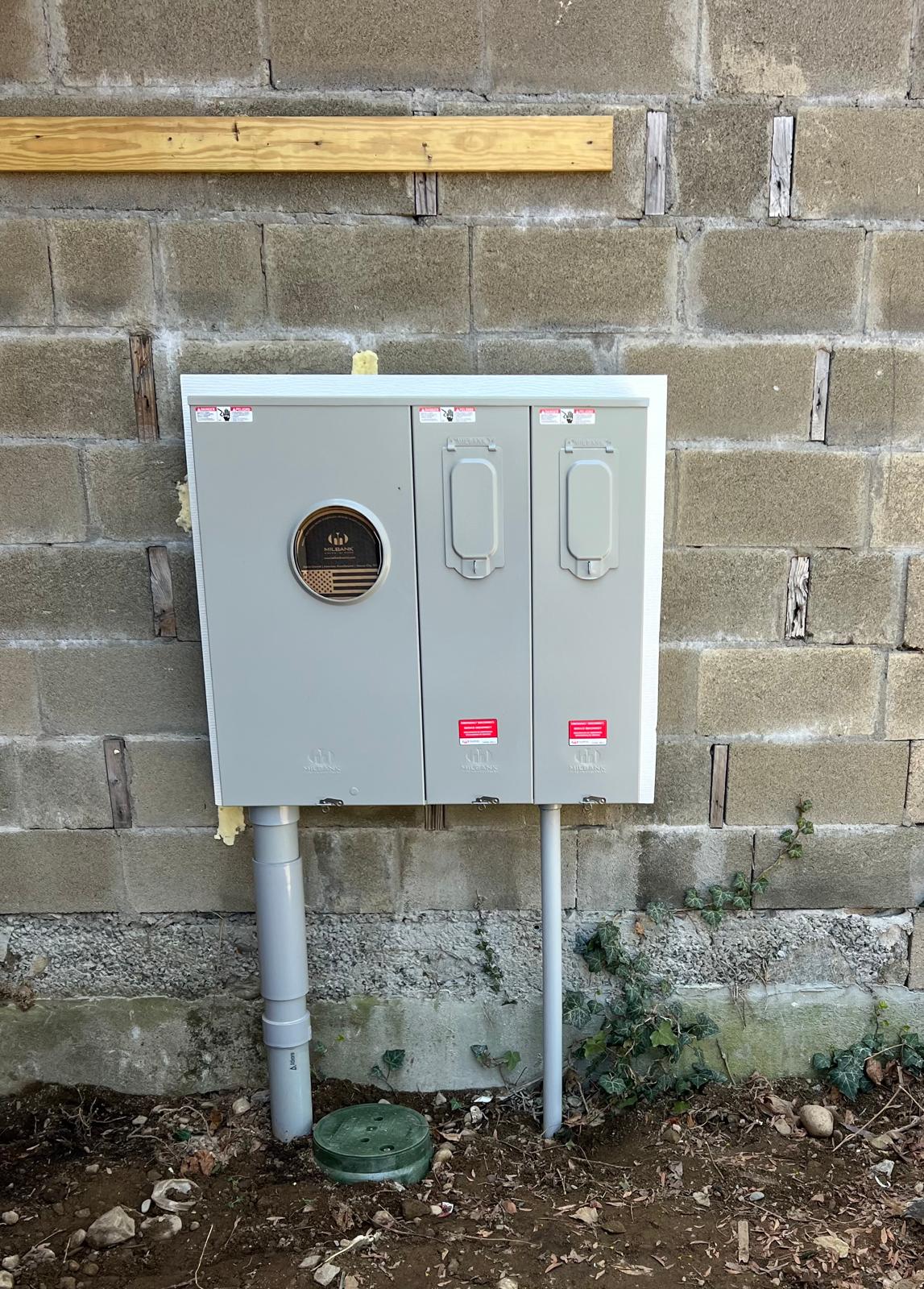 Service upgrade wiring