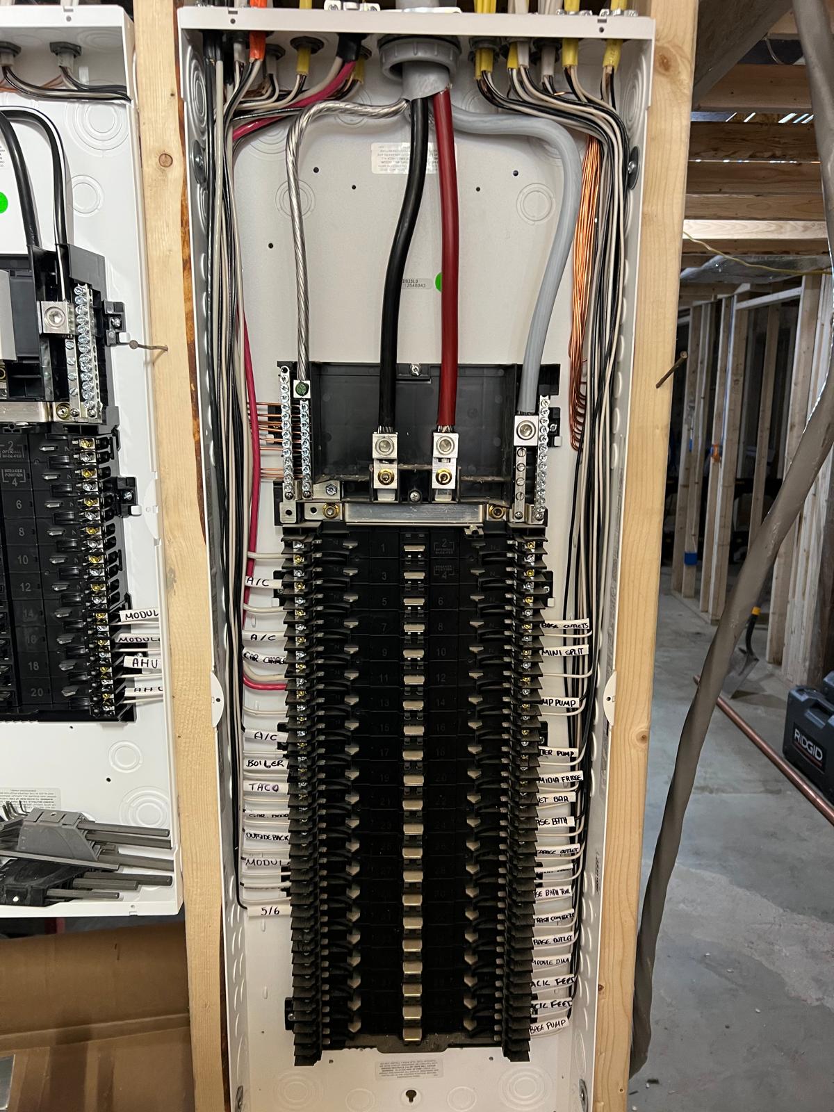Wiring detail